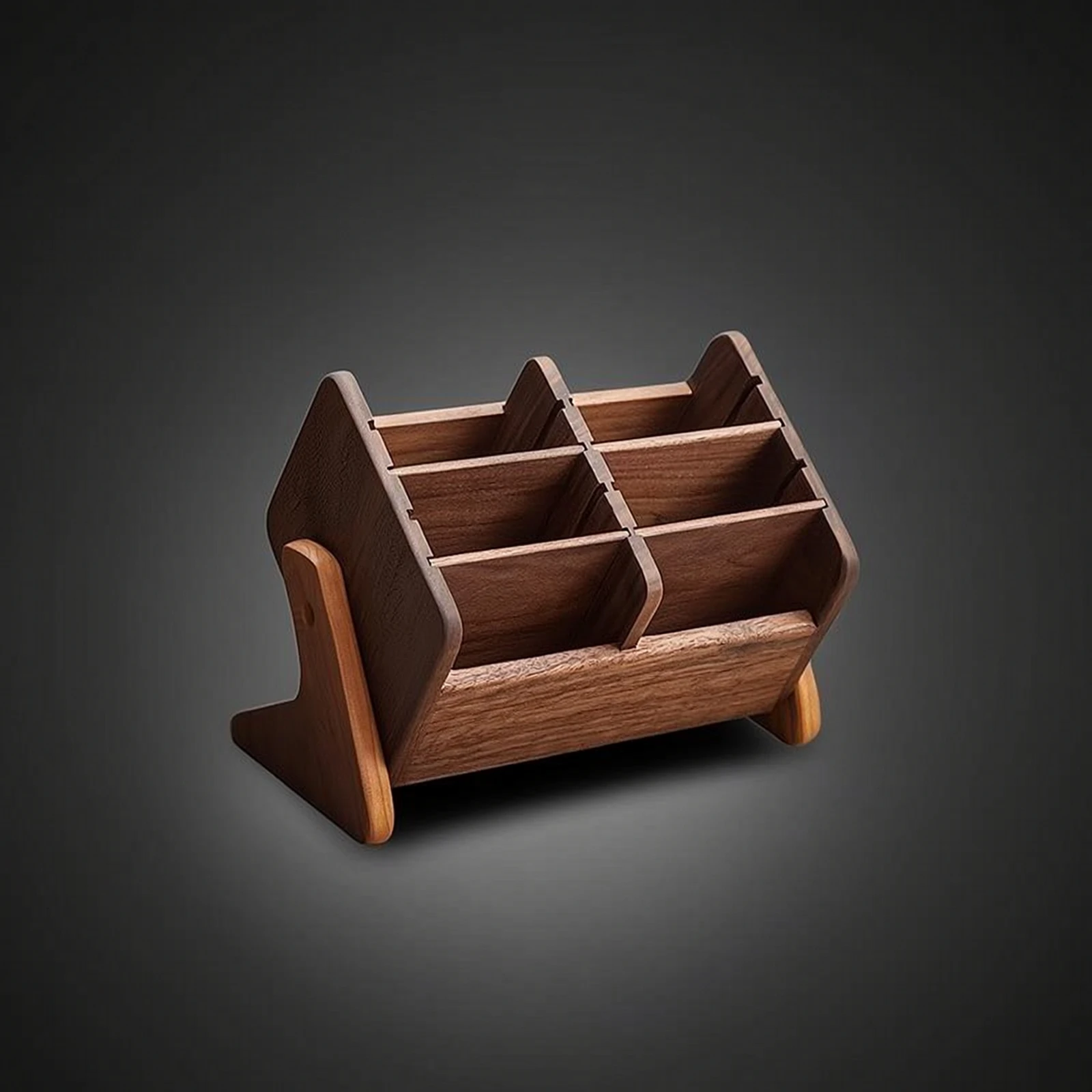 Organizador Maquillaje Madera para Tocador – Estuche con Compartimentos - imagen 5