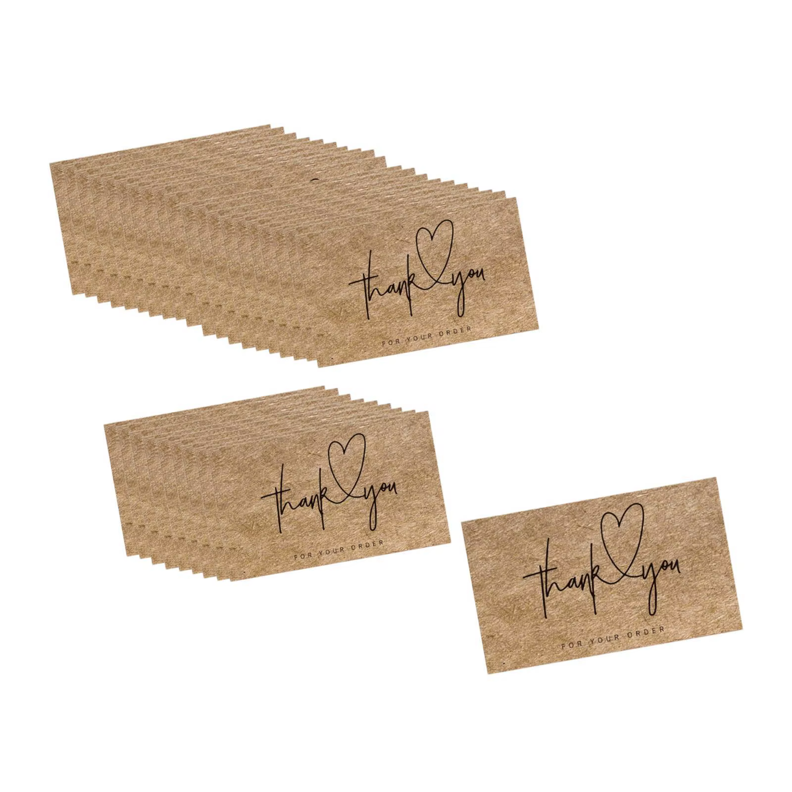 Tarjetas Kraft Mini para Invitados – Notas de Agradecimiento 30 uds. - imagen 5