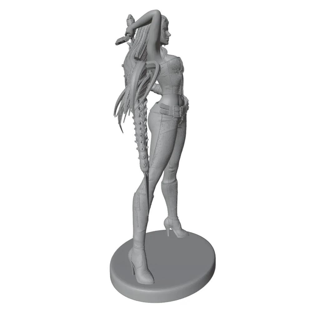 Figura de Anime a Escala 1/24 en Resina – Kit Miniatura DIY Sin Pintar - imagen 3