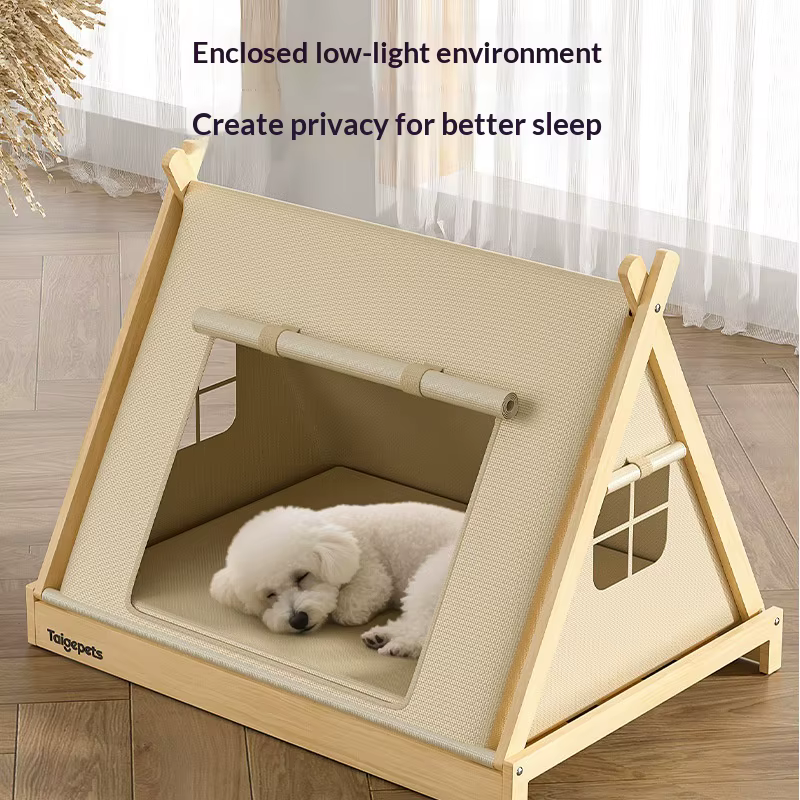 Cama tienda elevada, fresca para perros pequeños y Bichón - imagen 3