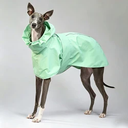 Chubasquero ligero cortavientos ajustable para perros todas tallas gris