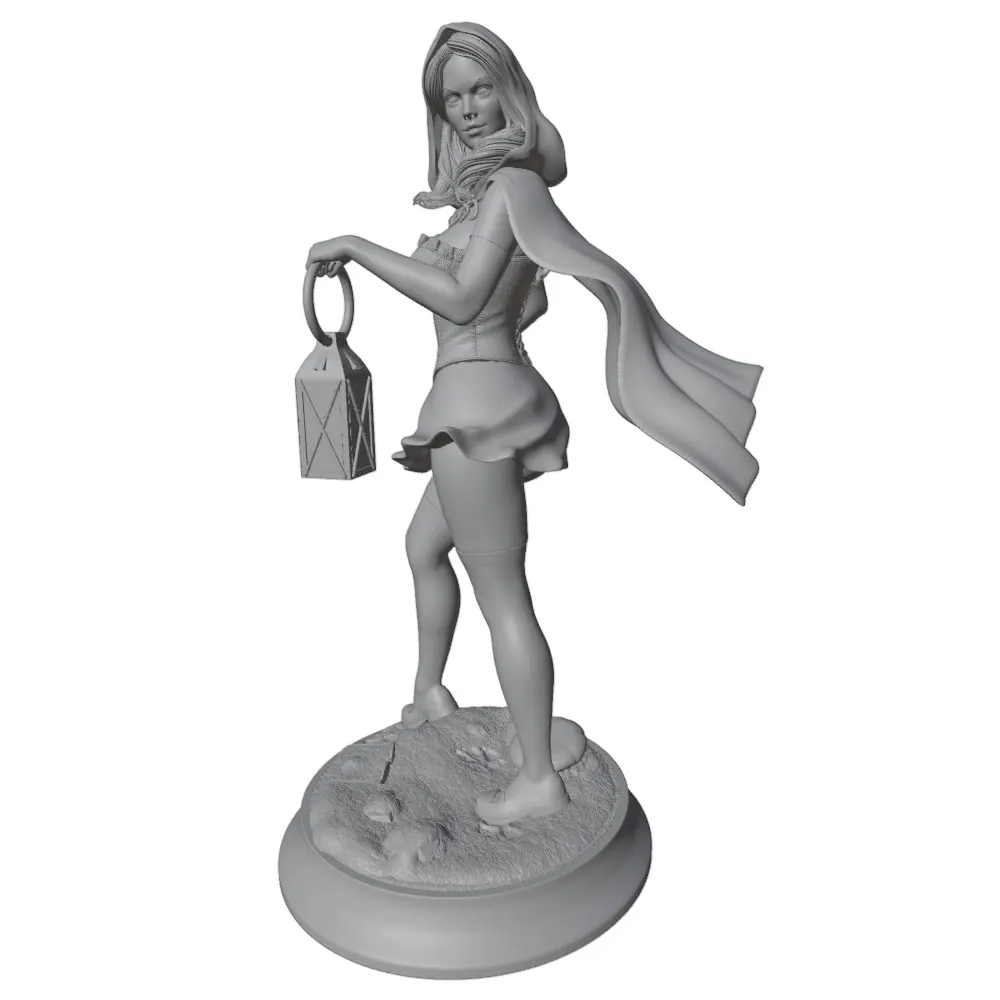 Kit de modelos de resina DIY en miniatura gris, impreso en 3D - imagen 3