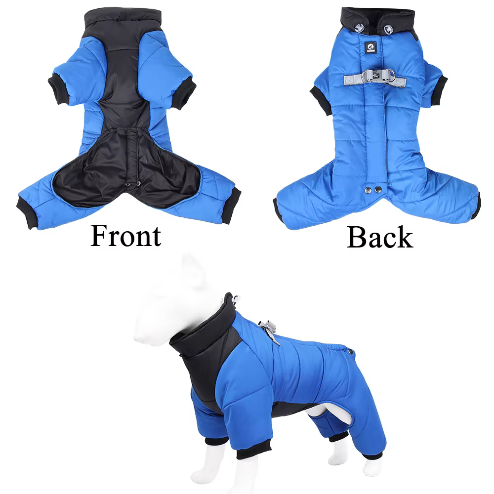 Impermeable para perros pequeños con anillo D reflectante - imagen 5