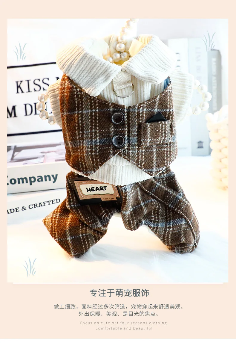 Ropa para perros estilo británico