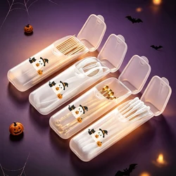 4 Cajas Halloween Fantasmas – Almacenaje para Mascotas y Gatos