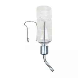 Bebedero Colgable para Conejos y Hámsters de Acero Inoxidable