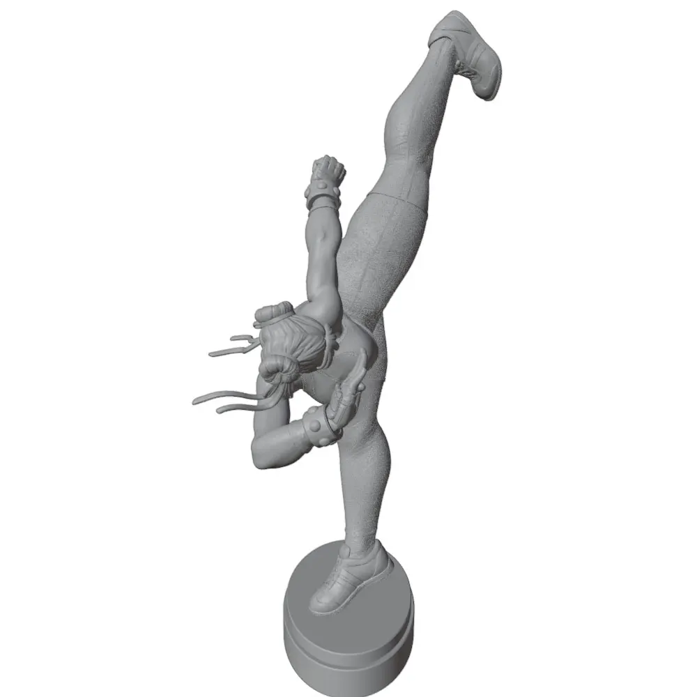Figura Anime 3D 1/24 75 mm Kit Modelismo Sin Pintar - imagen 4