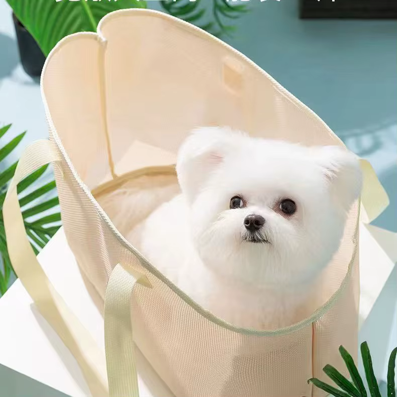 Bolsa de transporte transpirable de malla para gatos y perros - imagen 2