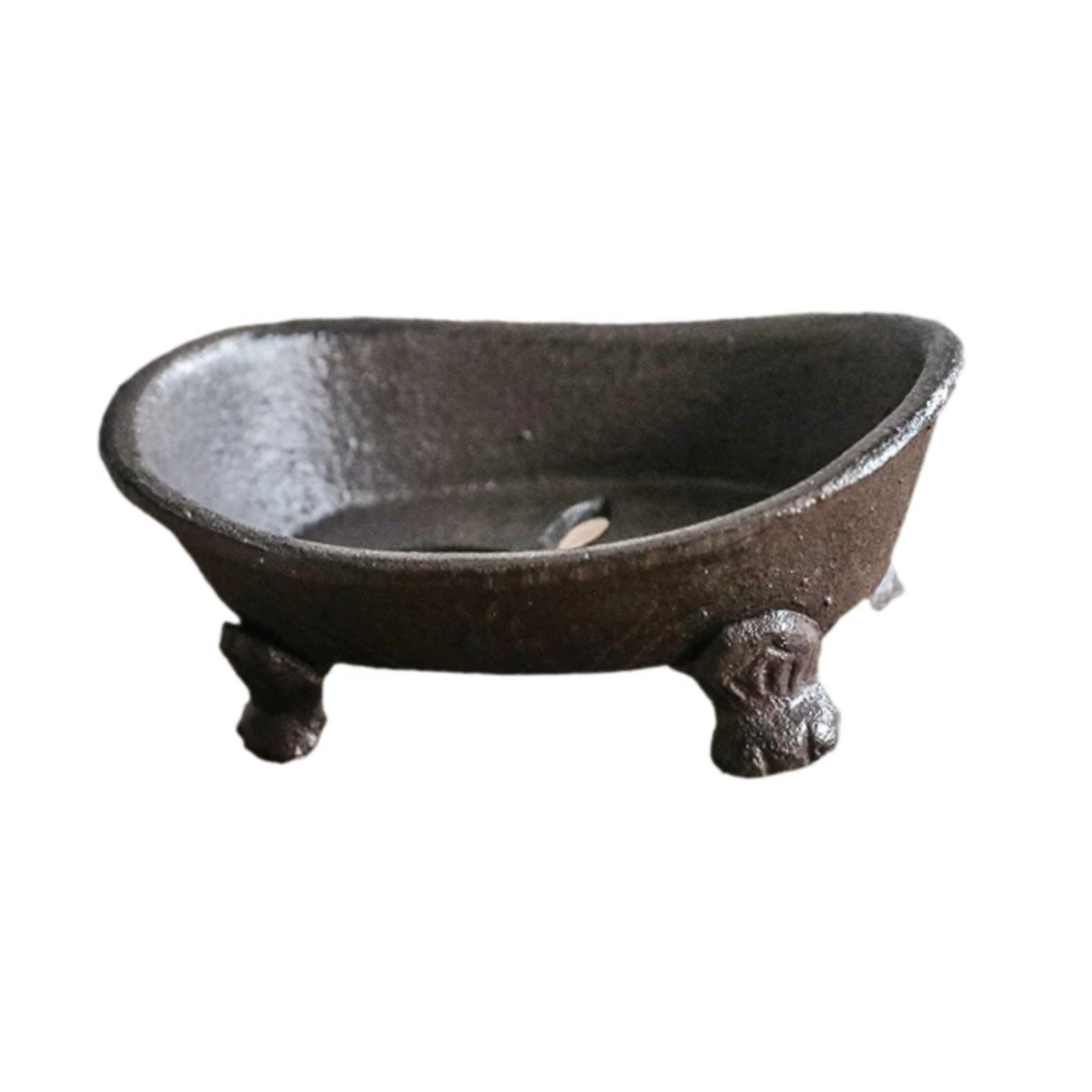 Jabonera hierro fundido para baño – Porta esponjas retro cocina y jardín - imagen 2