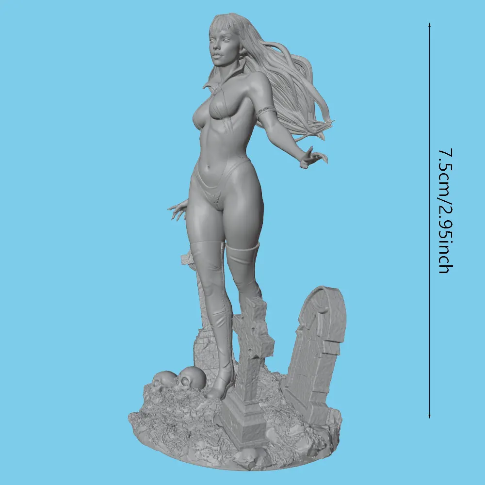 Detalle de impresión 3D en resina para modelismo