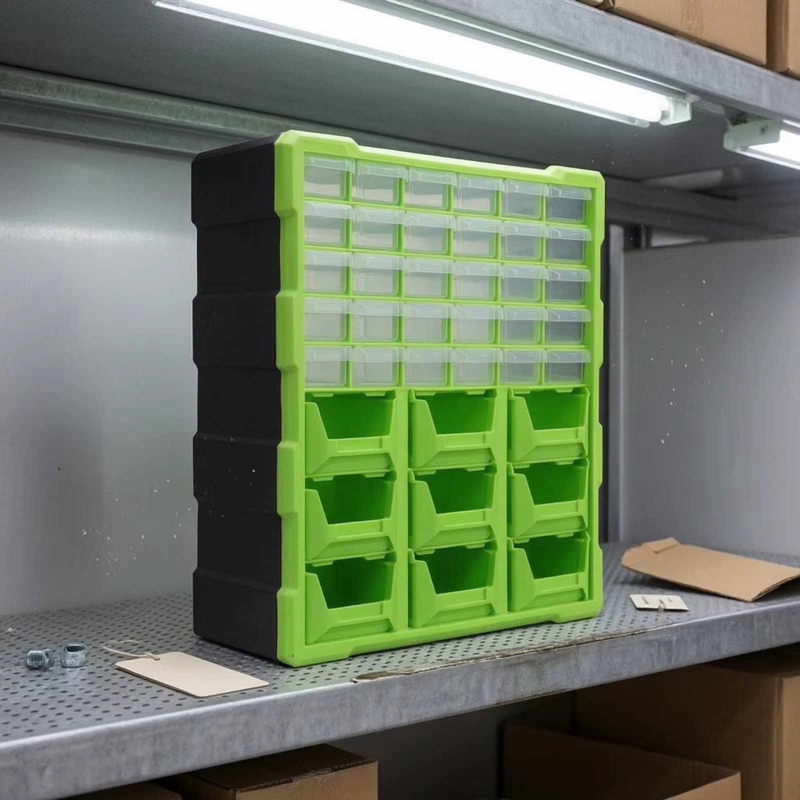 Organizador de pared con cajones transparentes para gatos y perros - imagen 4