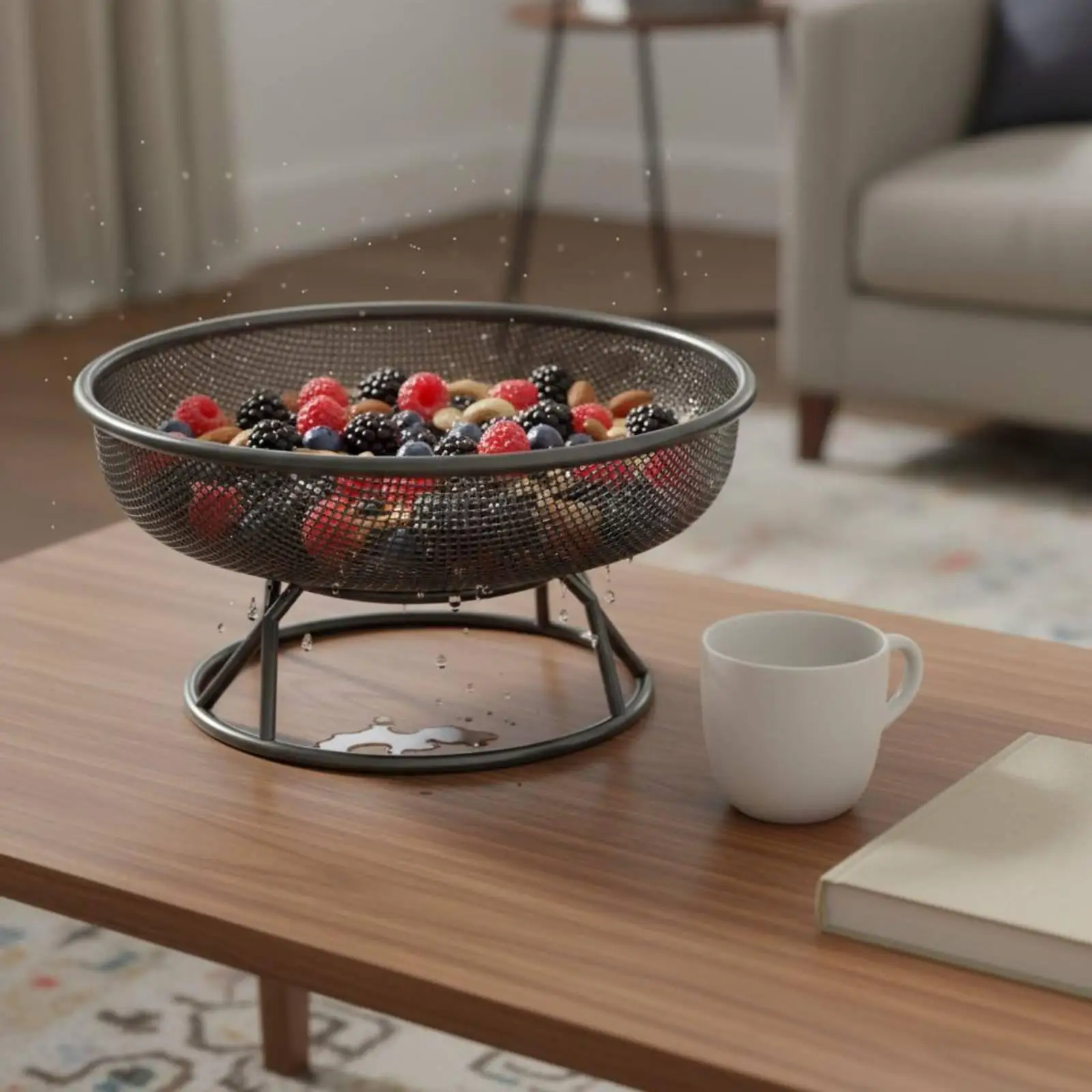 Bandeja Elevada de Metal para Perros y Gatos – Plato con Pedestal - imagen 2