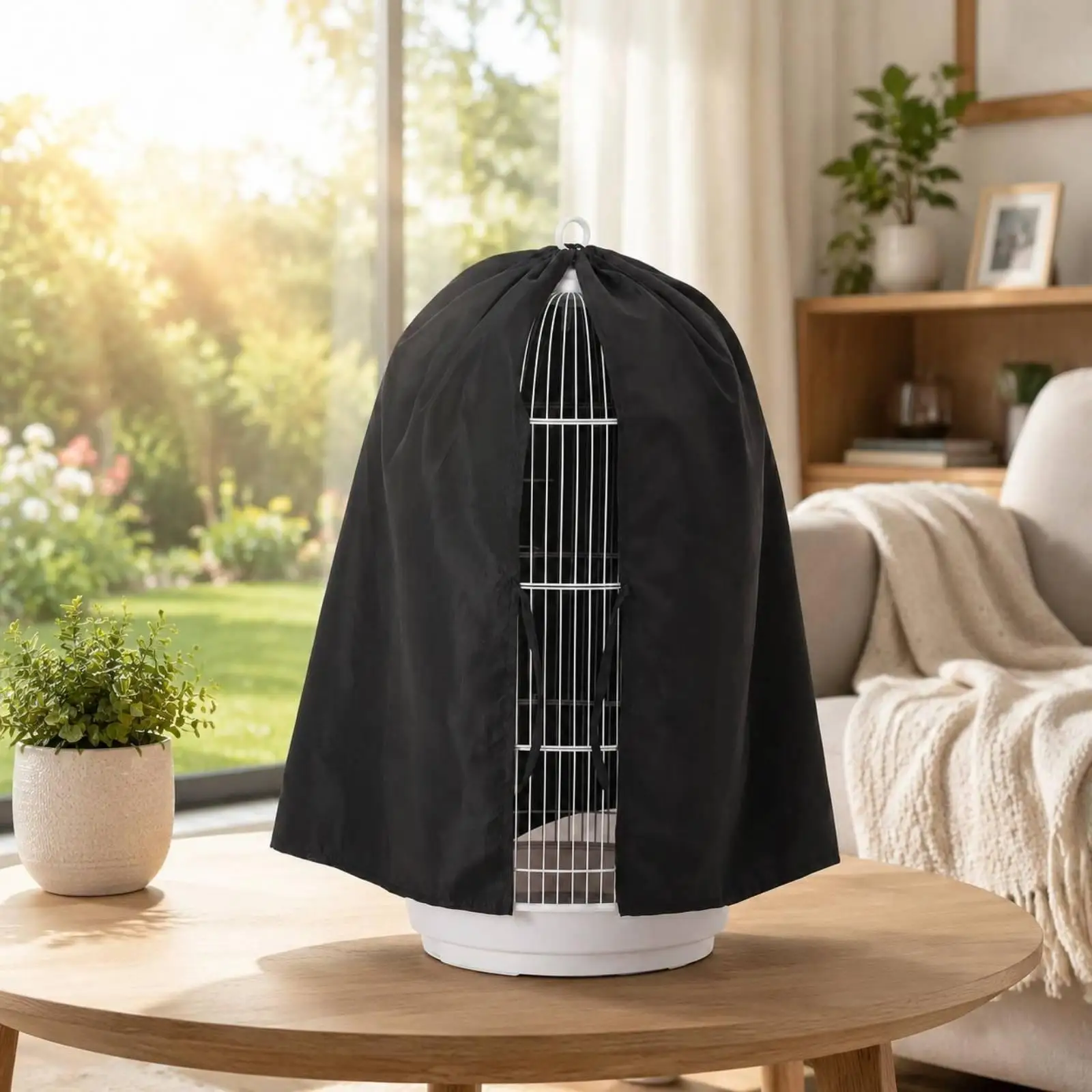 Funda Redonda Impermeable para Jaulas de Aves – Lavable - imagen 3