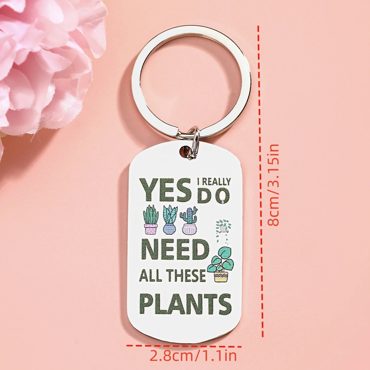 Llavero hortícola para mamá de plantas, regalo para amantes de jardinería - imagen 2