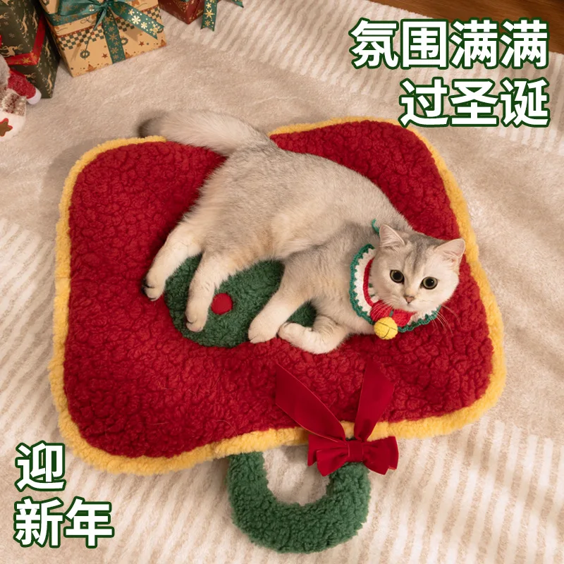 Alfombra Cálida Navideña para Gatos y Perros - imagen 2