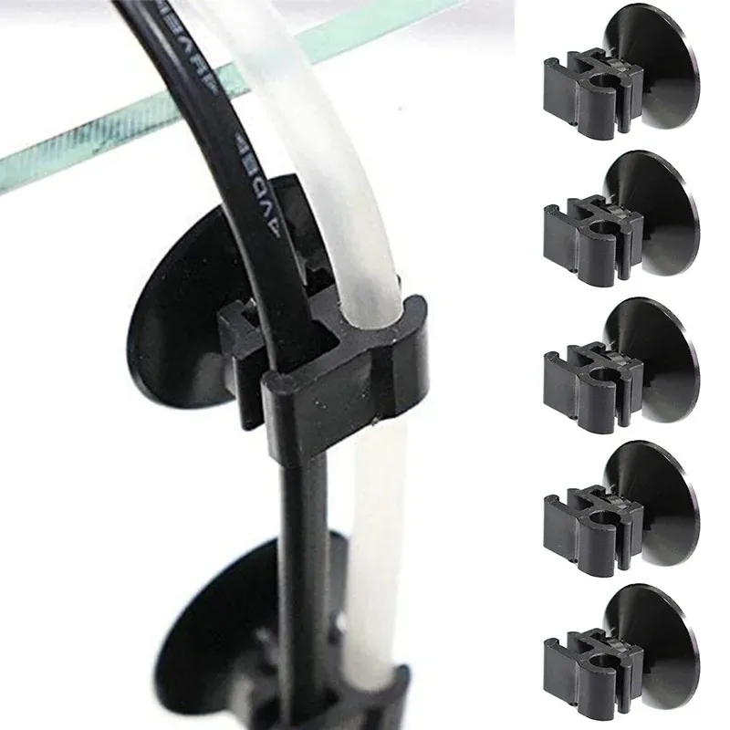 Accesorios para acuario con ventosas y clips para mangueras y cables - imagen 5