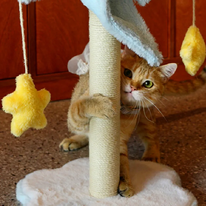 Rascador para Gato con Torre de Sisal y Juguete – 58 caract - imagen 3