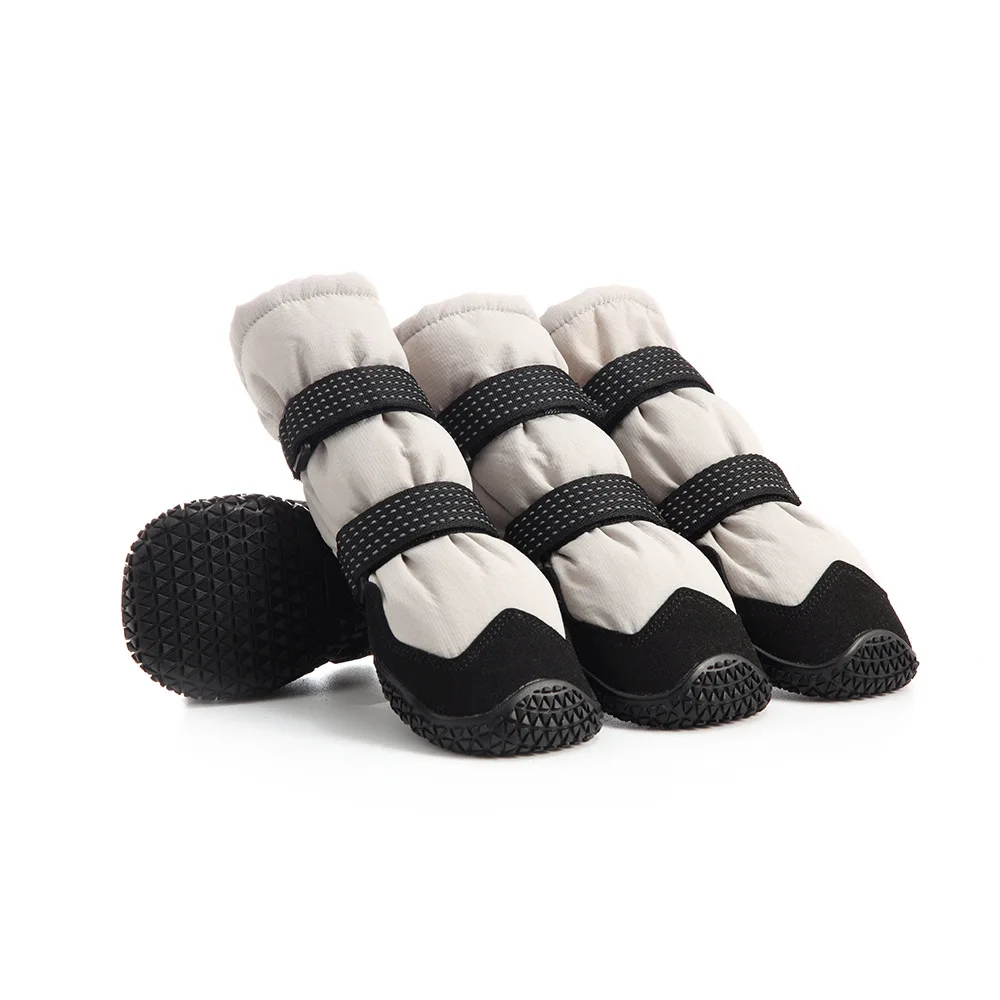 Botas para perros en tonos rojo y negro