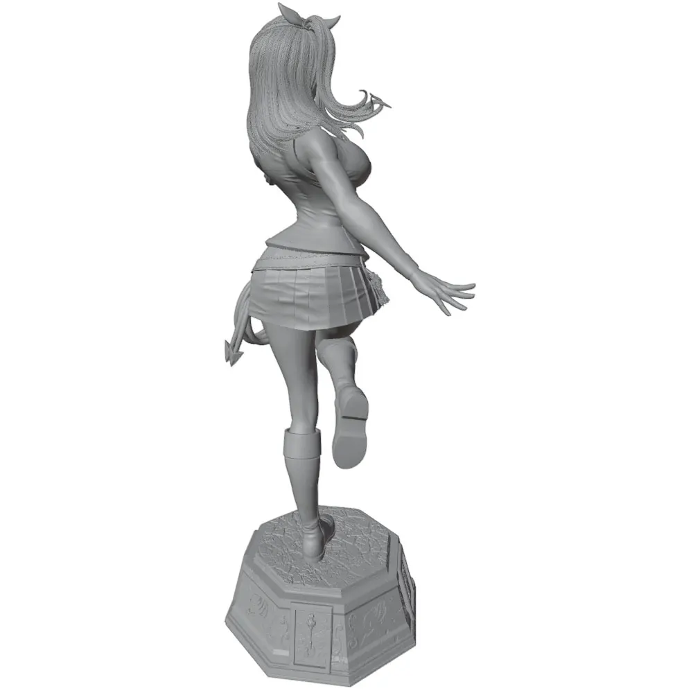 Figura de mujer en resina para modelismo, sin pintar - imagen 2