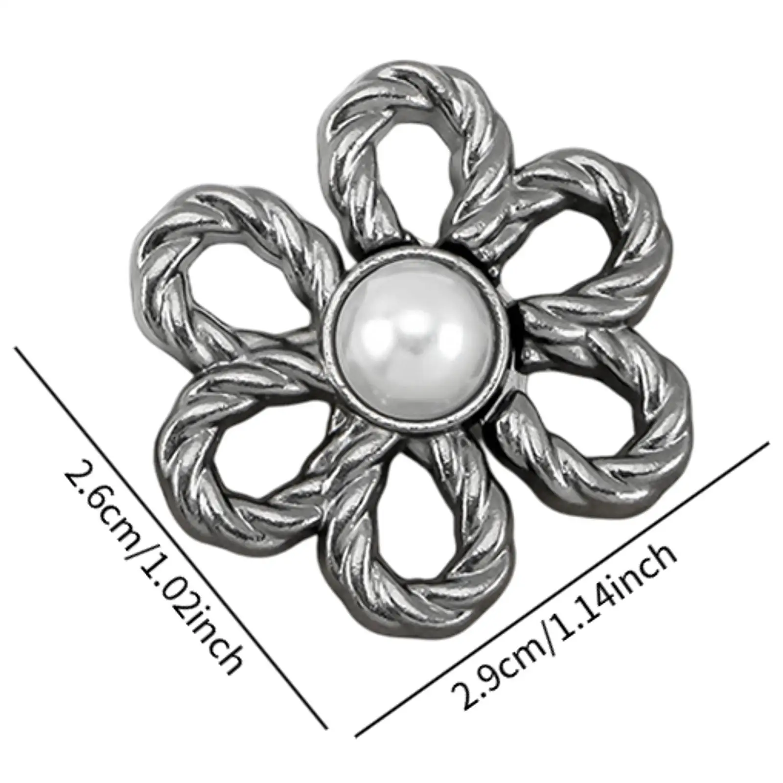 Botones Ajustables Cintura Floral para Pantalones y Jeans - imagen 5
