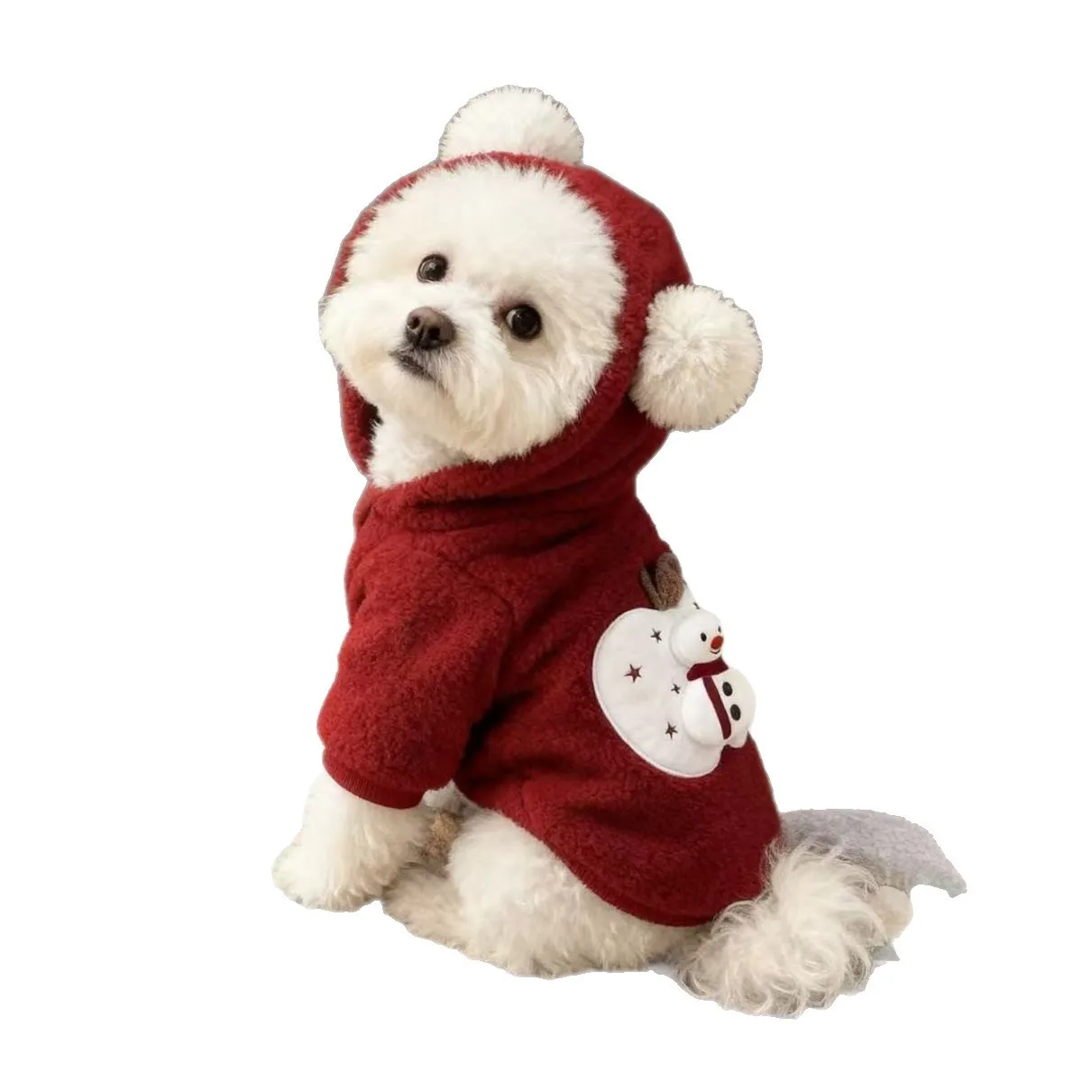 Sudadera con capucha para perros pequeños, abrigo cálido de invierno - imagen 4