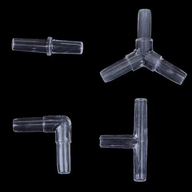 Conectores tubos de aire para acuario, manguera 4 mm transparente - imagen 3