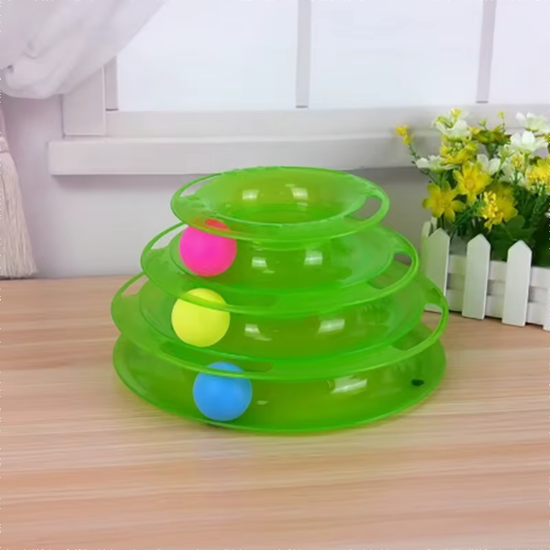 Rueda giratoria pulpo para gatos: juguete antiestrés duradero - imagen 5