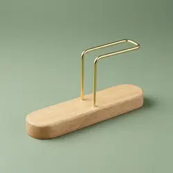 Organizador coladores de café madera, soporte cónico