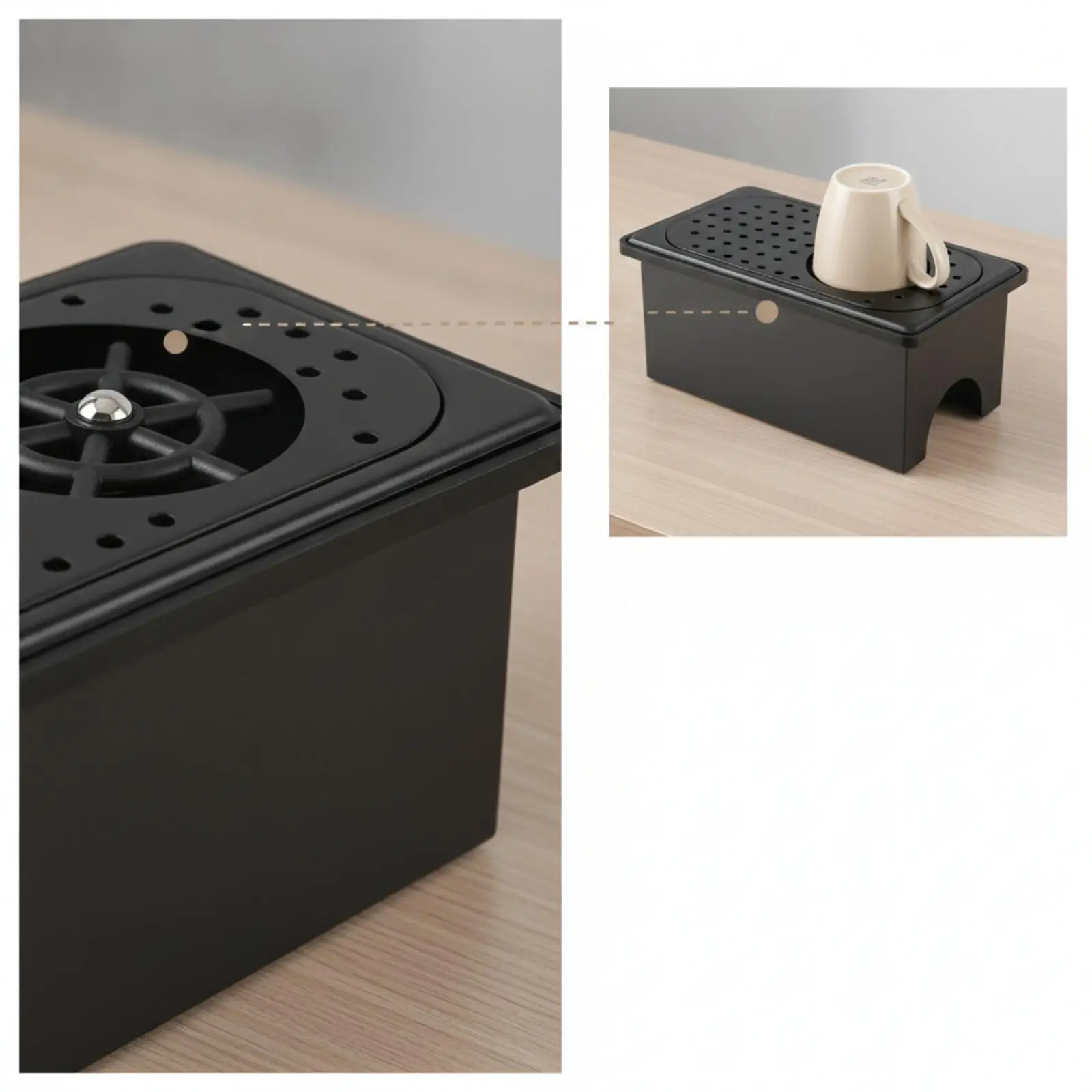 Lavavasos de Encimera Portátil con Rociador – Fregadero para Cafeterías - imagen 2