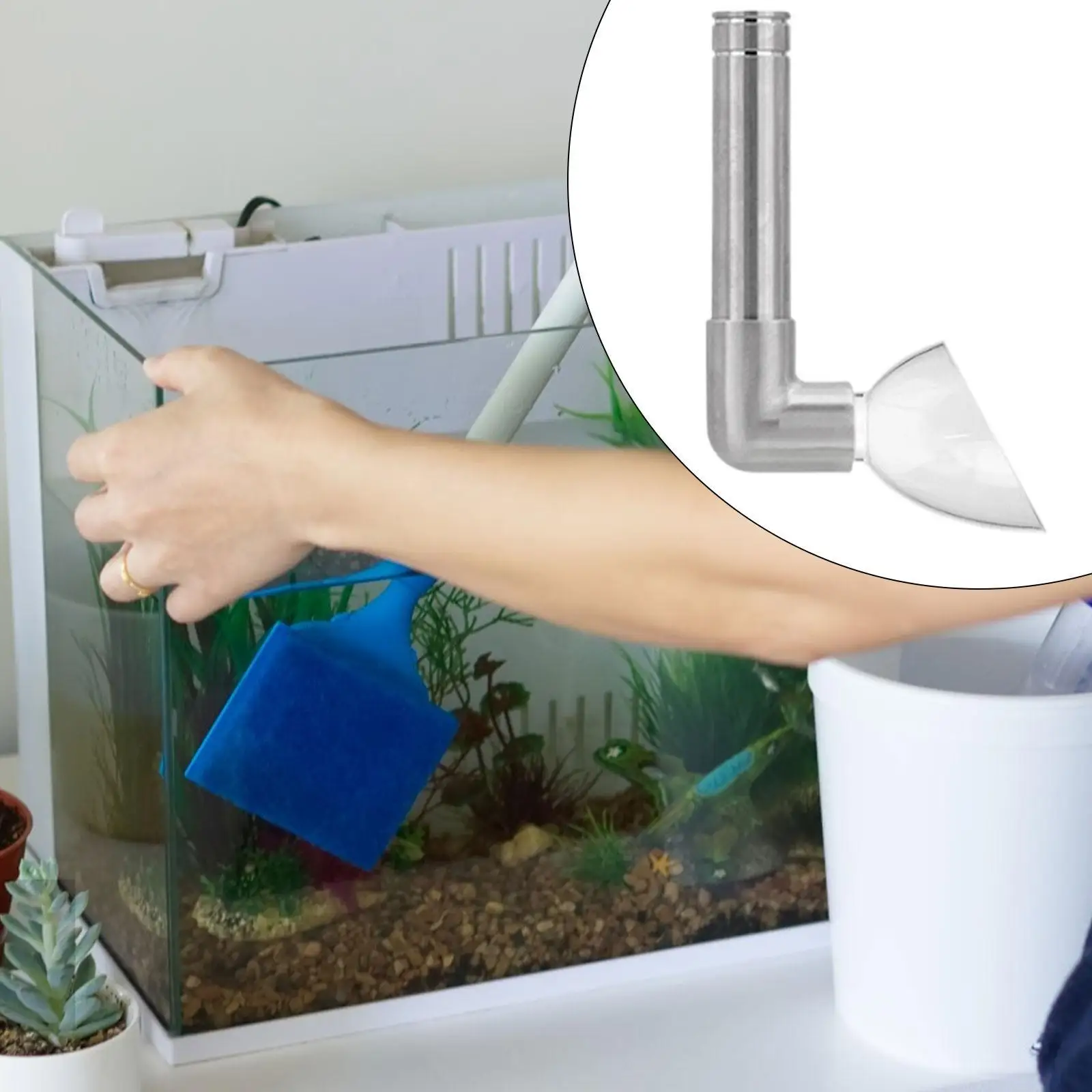 Filtro de acuario para gatos y perros: compacto resistente al óxido - imagen 5