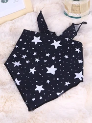 Vendaje triangular con estrellas y lunas para gatos y perros