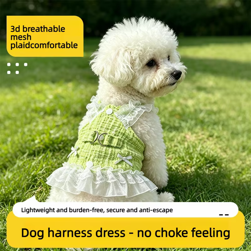 Arnés Vestido Elegante para Perros Pequeños – Teddy y Chihuahua - imagen 5