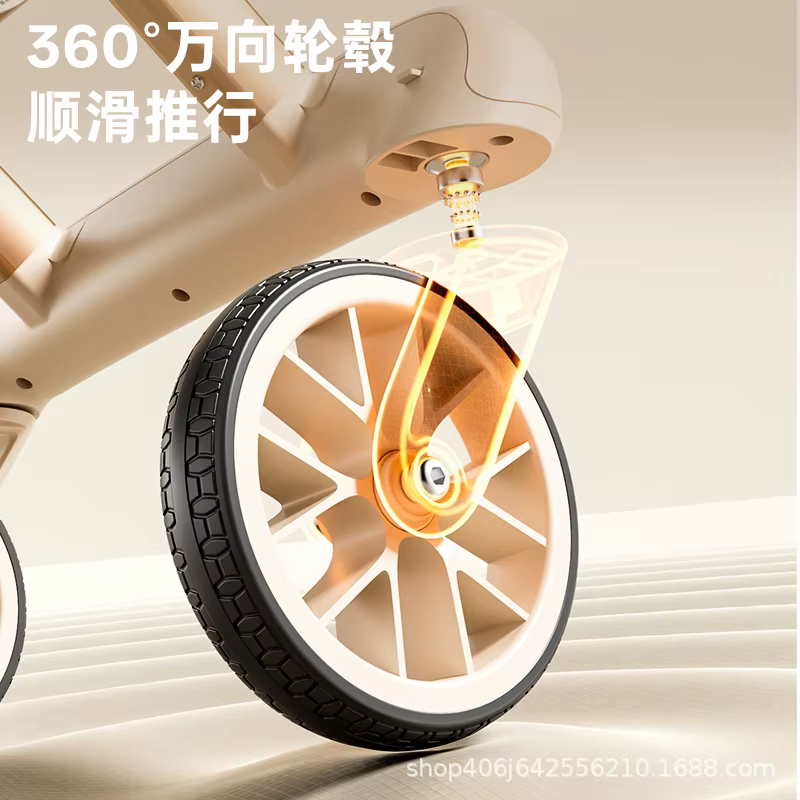 Carrito paseo mascotas doble capa para cachorros y gatitos - imagen 5