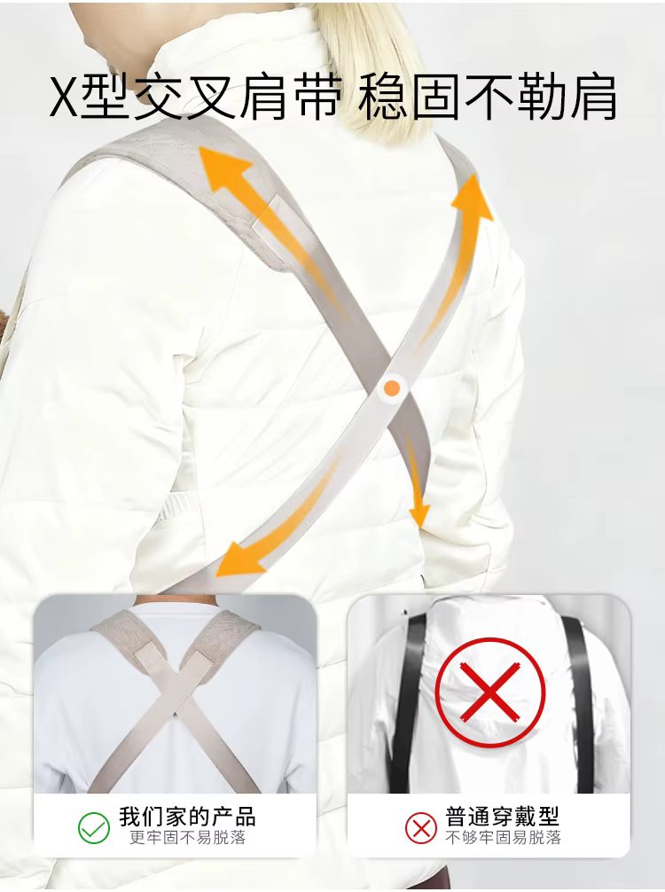 Mochila frontal para mascotas con detalle del forro interior Teddy