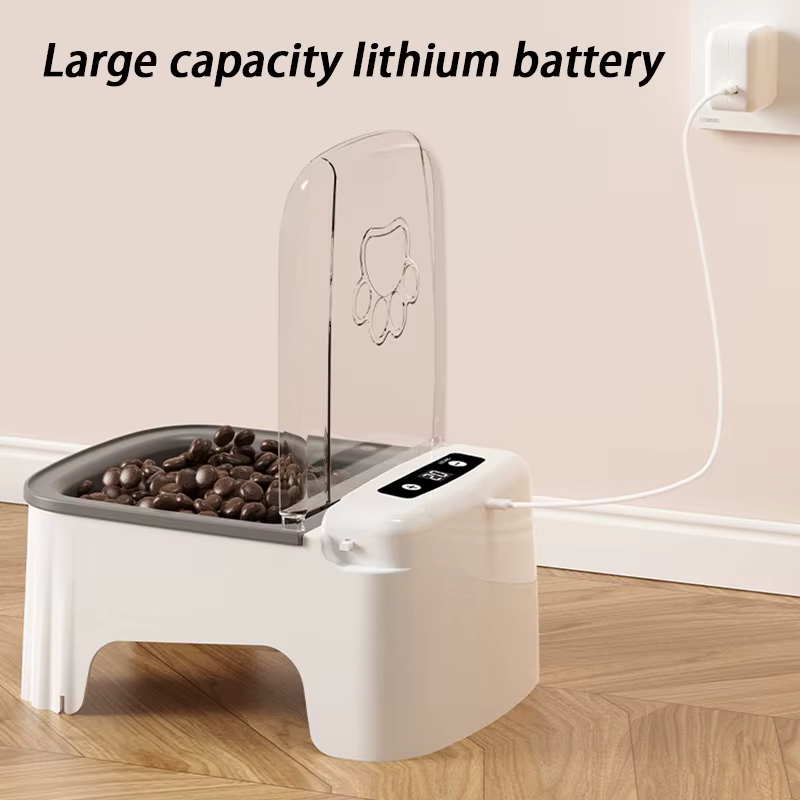 Comedero automático para perros y gatos con temporizador portátil - imagen 5