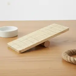 Balancín de madera para hámster – Junta de equilibrio para jaula