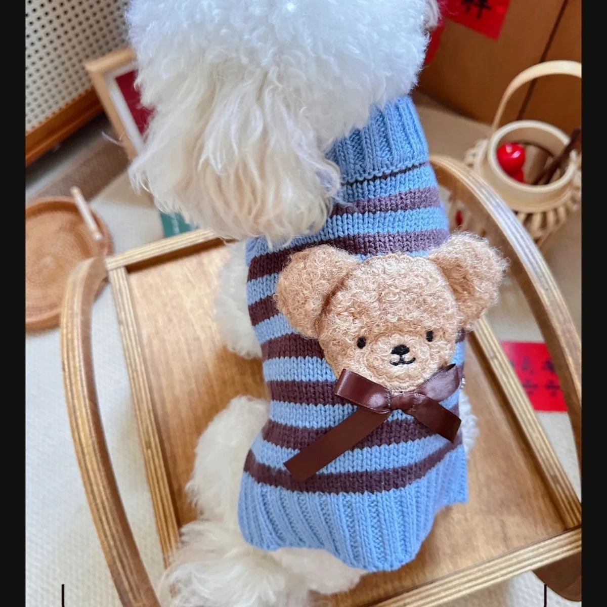Suéter Osito de Invierno para Perros Pequeños y Gatos - imagen 3