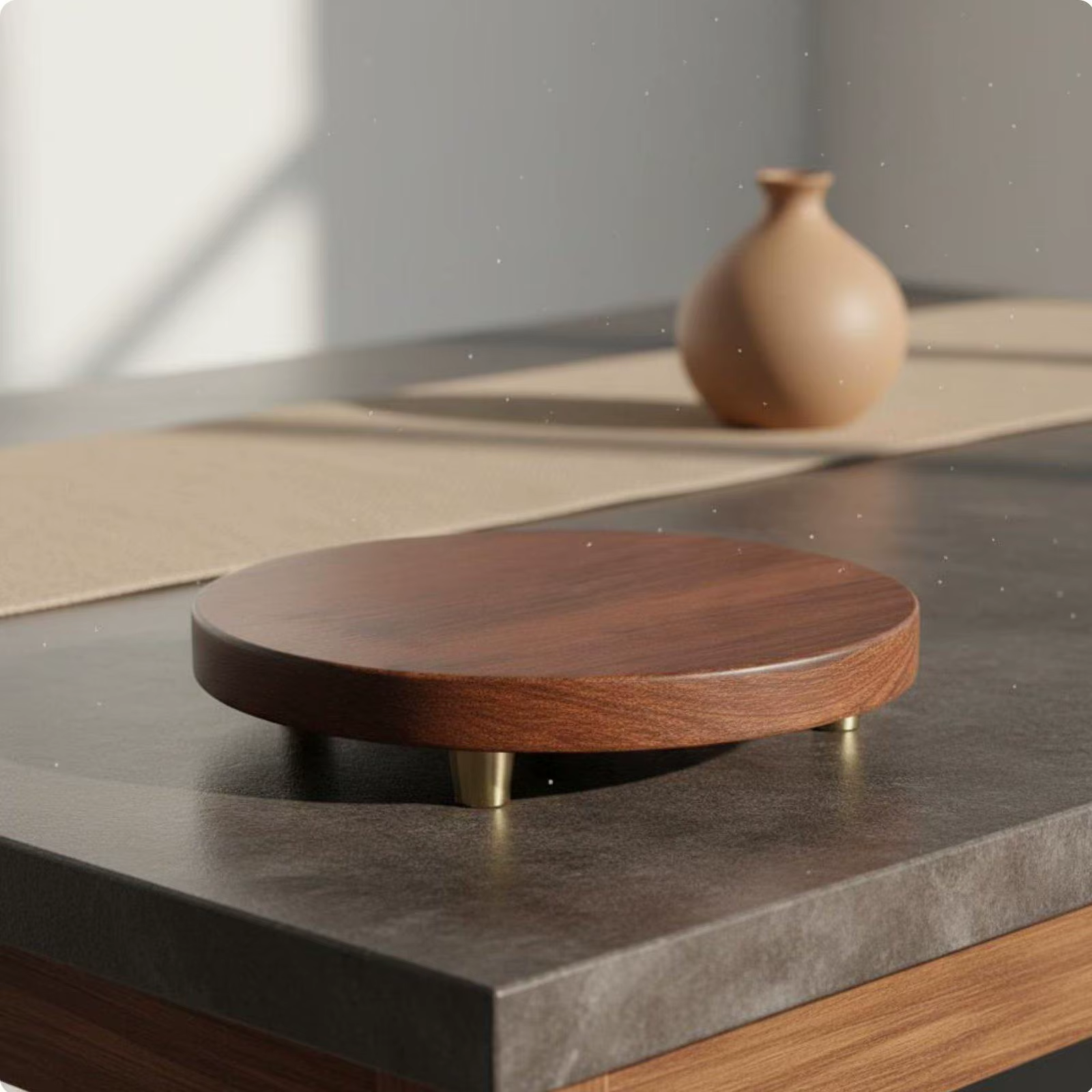 Soporte de Madera para Macetas y Jarrones – Piedestal Decorativo - imagen 2