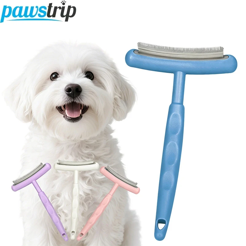 Cepillo desenredante anti-nudos con mango largo para perros y gatos - imagen 4