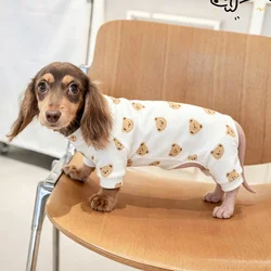 Sudadera para Dachshund mini – abrigo de oso algodón suave
