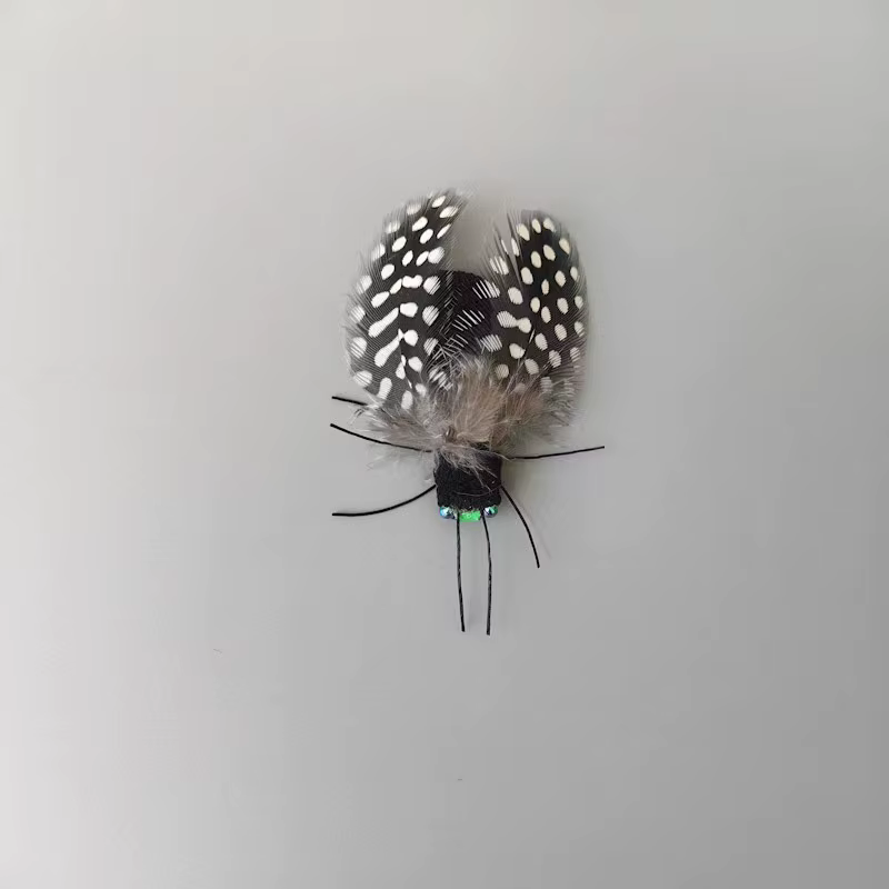Juguete para gatos de insecto con plumas simuladas interactivo - imagen 3