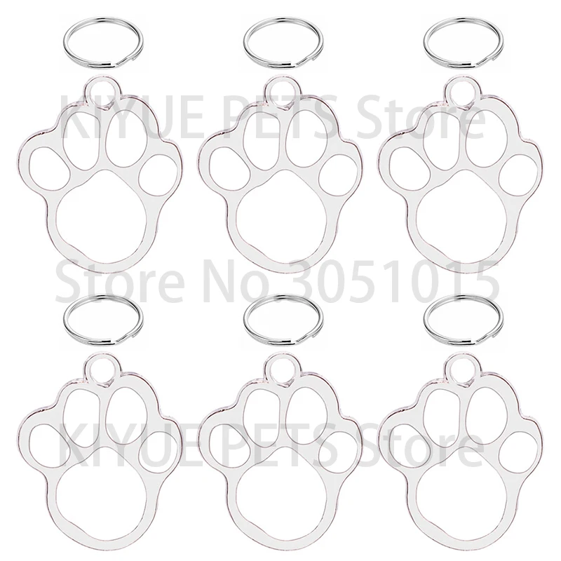 Placa identificación personalizada para perros y gatos con huella - imagen 3