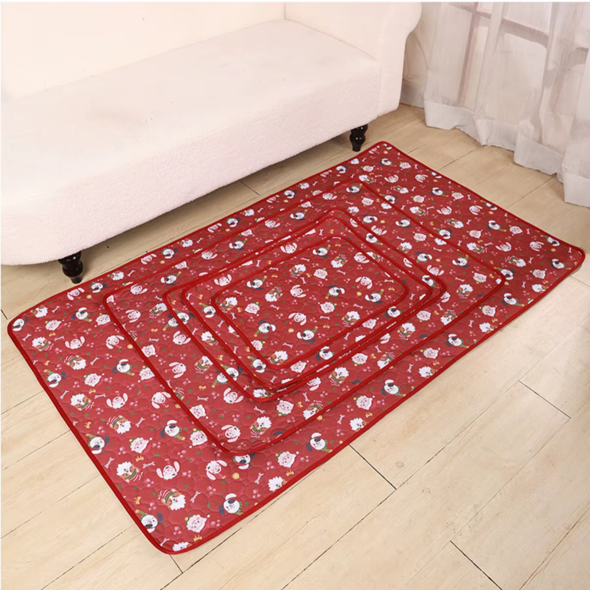 Alfombrilla higiénica reutilizable para perros y gatos – Absorbente y antideslizante - imagen 2
