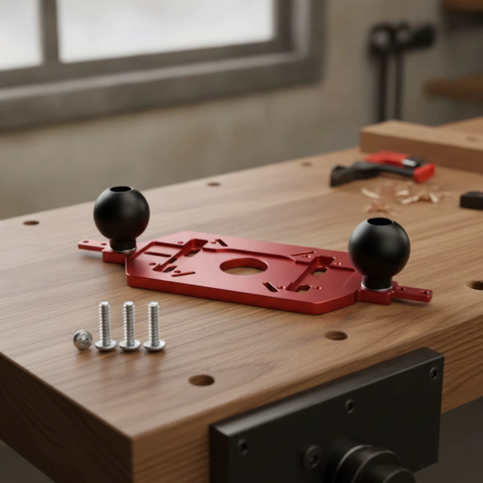 Base con asas para fresadora: soporte estable para trabajar madera - imagen 5