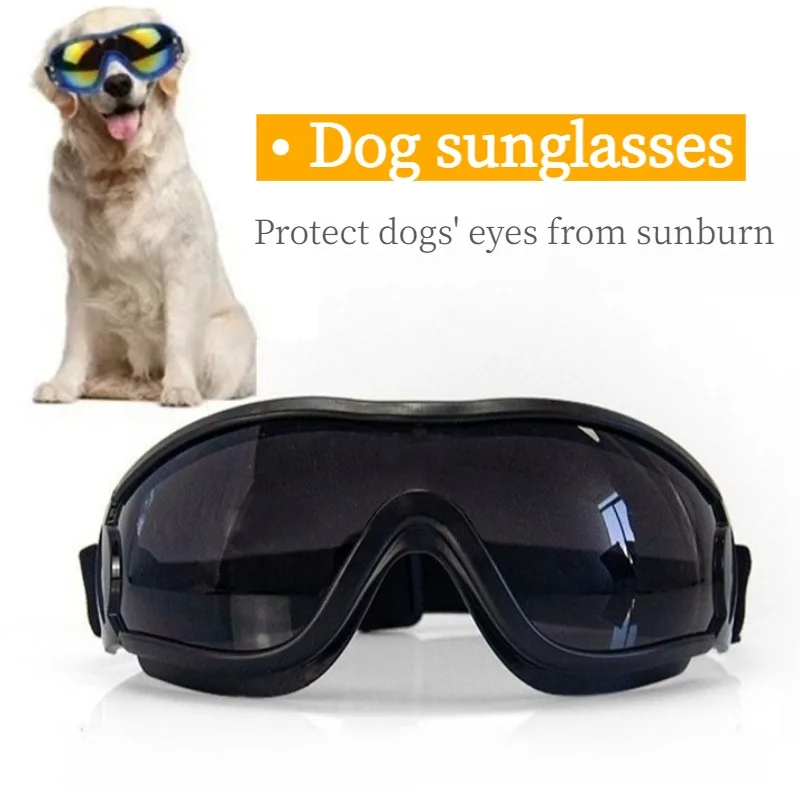Gafas de sol para perros UV: antipolvo y antiviento