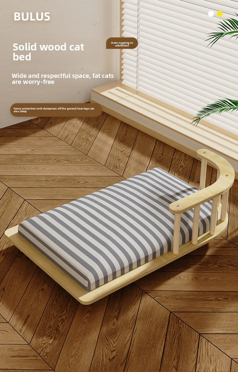 Cama elevada vista lateral