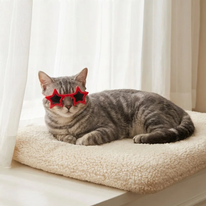 Gafas de sol antideslizantes con forma de estrella para gatos y perros - imagen 4