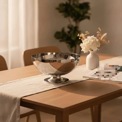 Frutero con pedestal para mesa – Bandeja frutera elegante de cocina