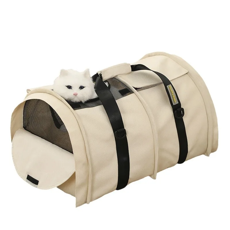 Mochila transporte gatos cruzada gran capacidad - imagen 2