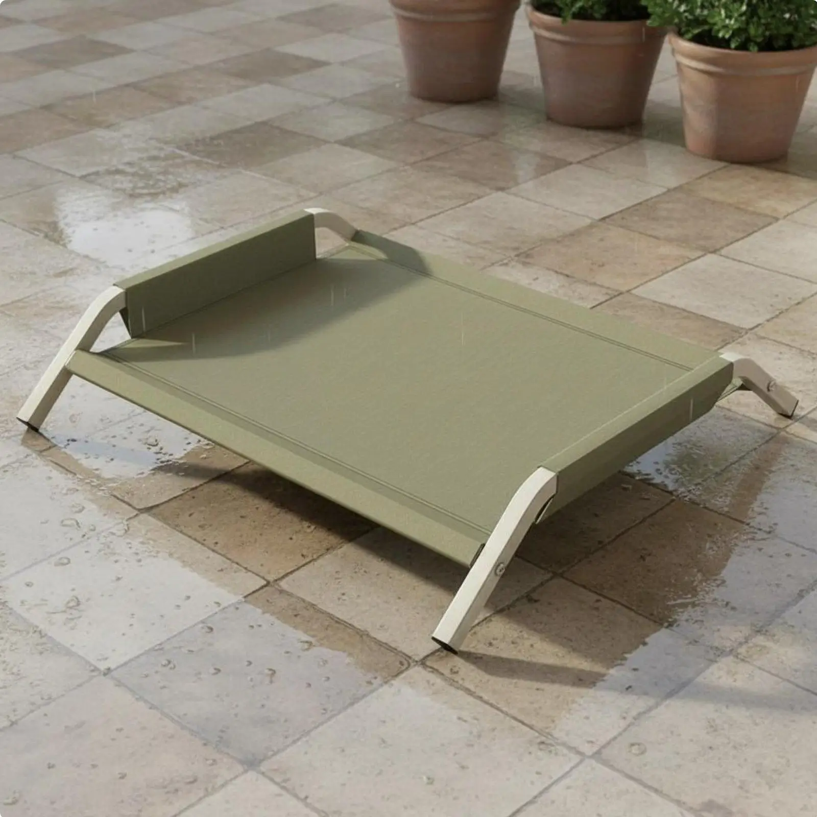 Cama elevada transpirable para gatos y perros – Resistente a la humedad - imagen 3